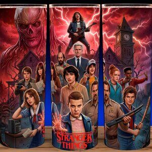 Stranger Things Hellfire Club Eddie Munson - Eleven Cup Mug Tumbler 20oz